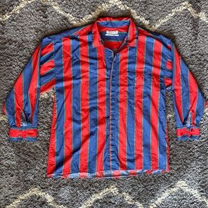 Urban outfitters mens M stripped button up shirt EUC